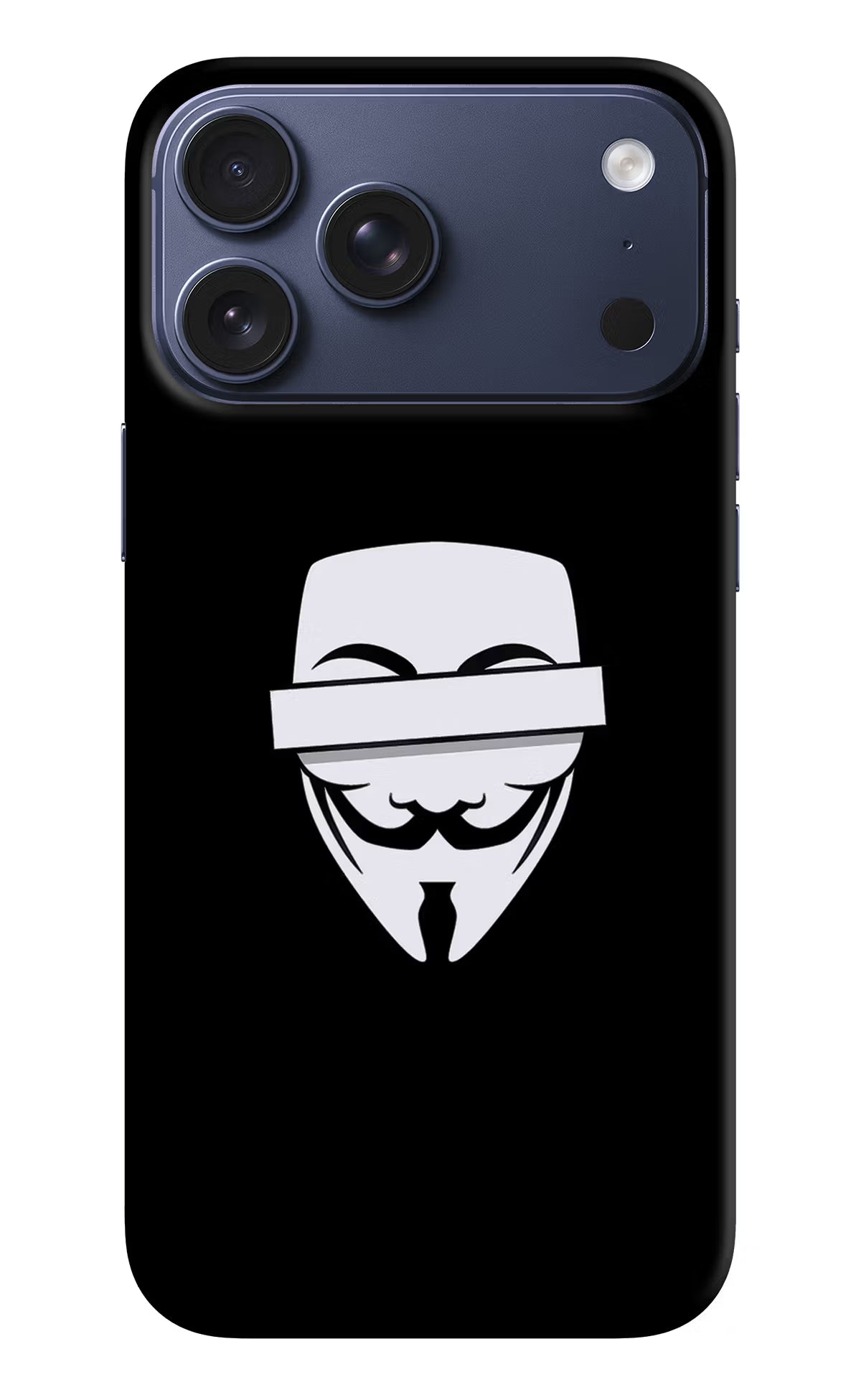Anonymous Face iPhone 17 Pro Max Hard Case Back Cover by Casekaro
