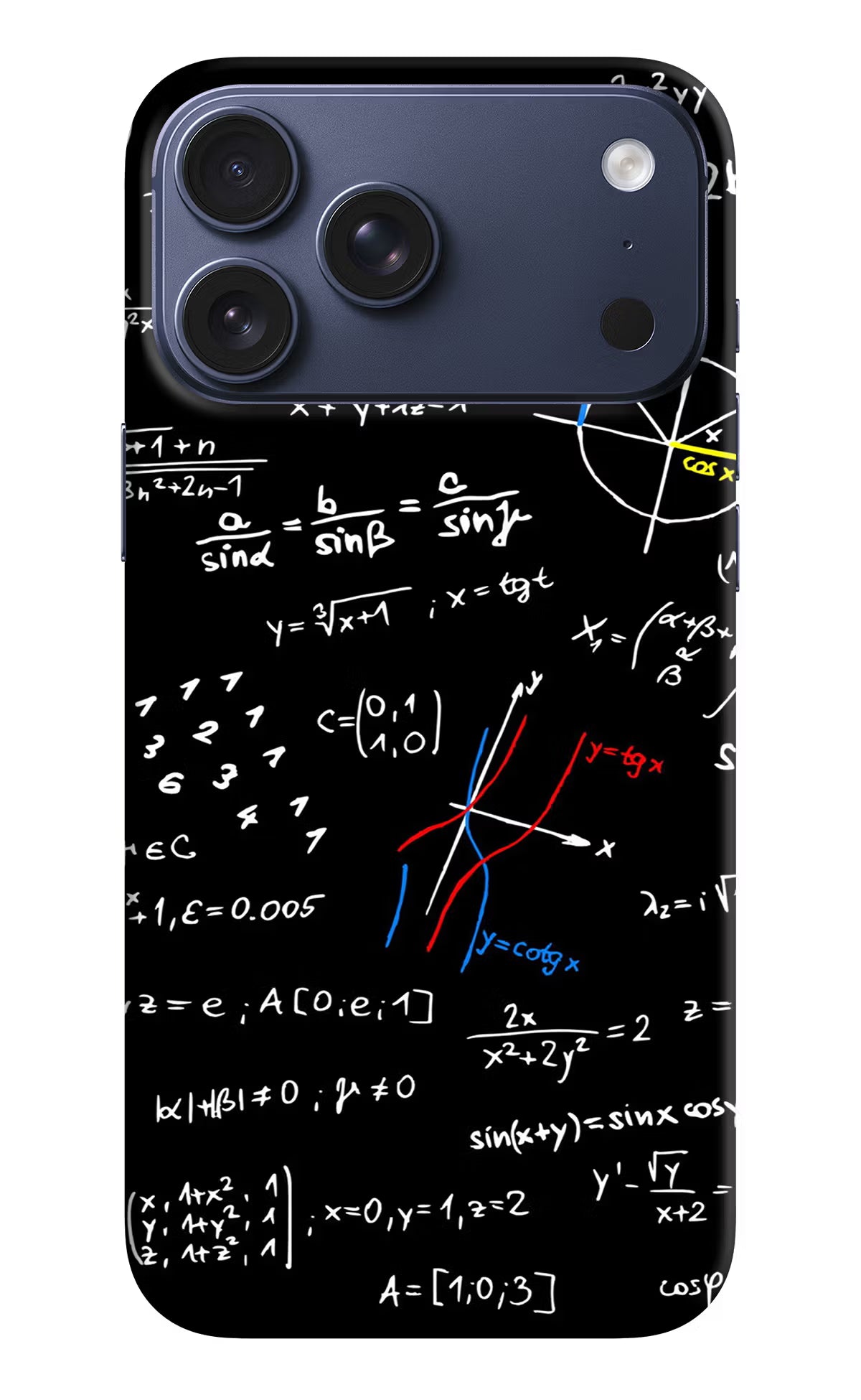 Mathematics Formula iPhone 17 Pro Max Hard Case Back Cover by Casekaro