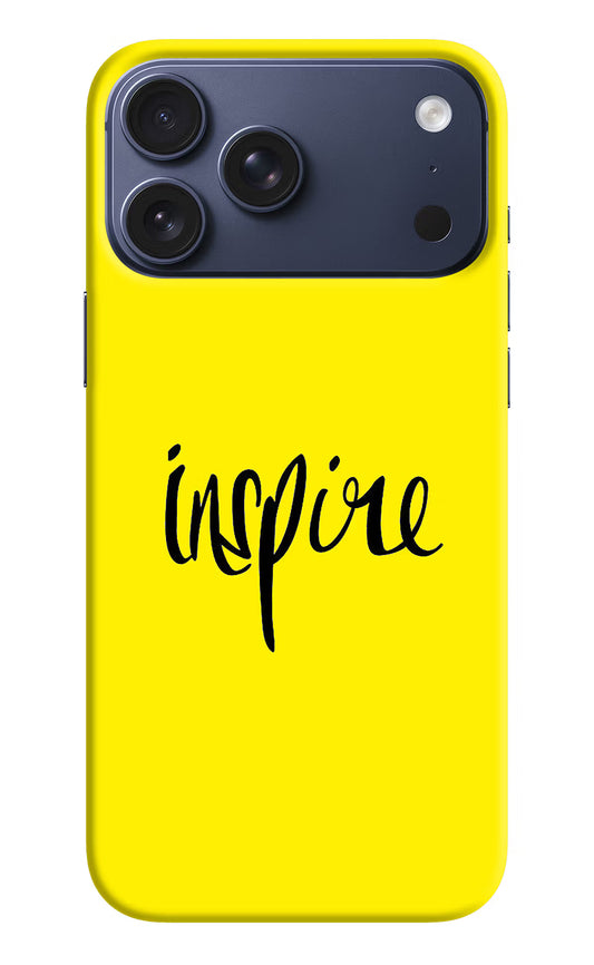 Inspire iPhone 17 Pro Max Hard Case Back Cover by Casekaro