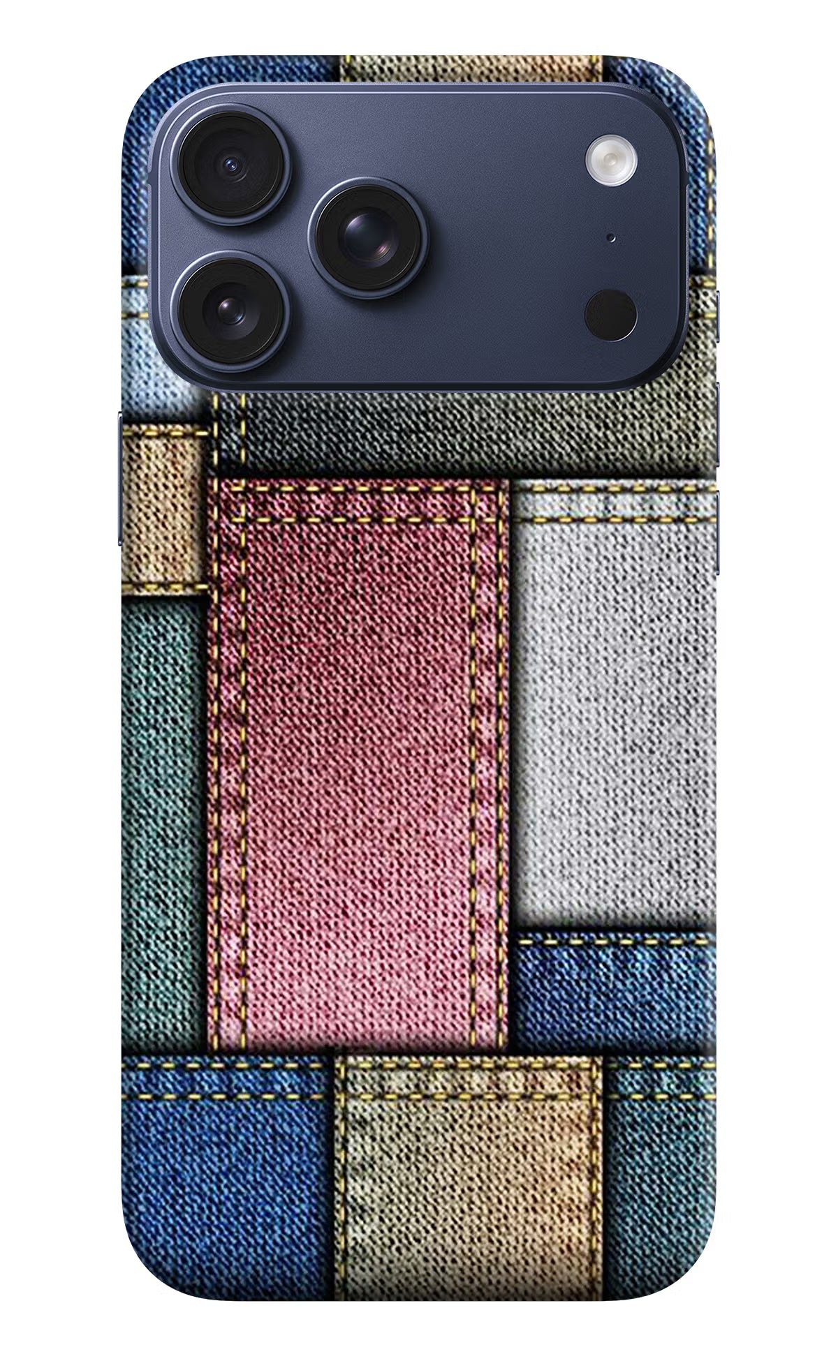 Multicolor Jeans iPhone 17 Pro Max Hard Case Back Cover by Casekaro