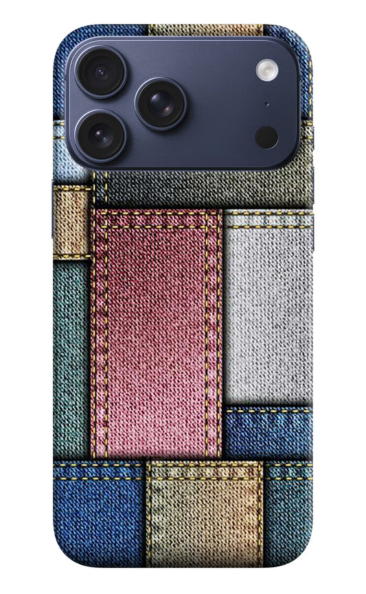 Multicolor Jeans iPhone 17 Pro Max Hard Case Back Cover by Casekaro