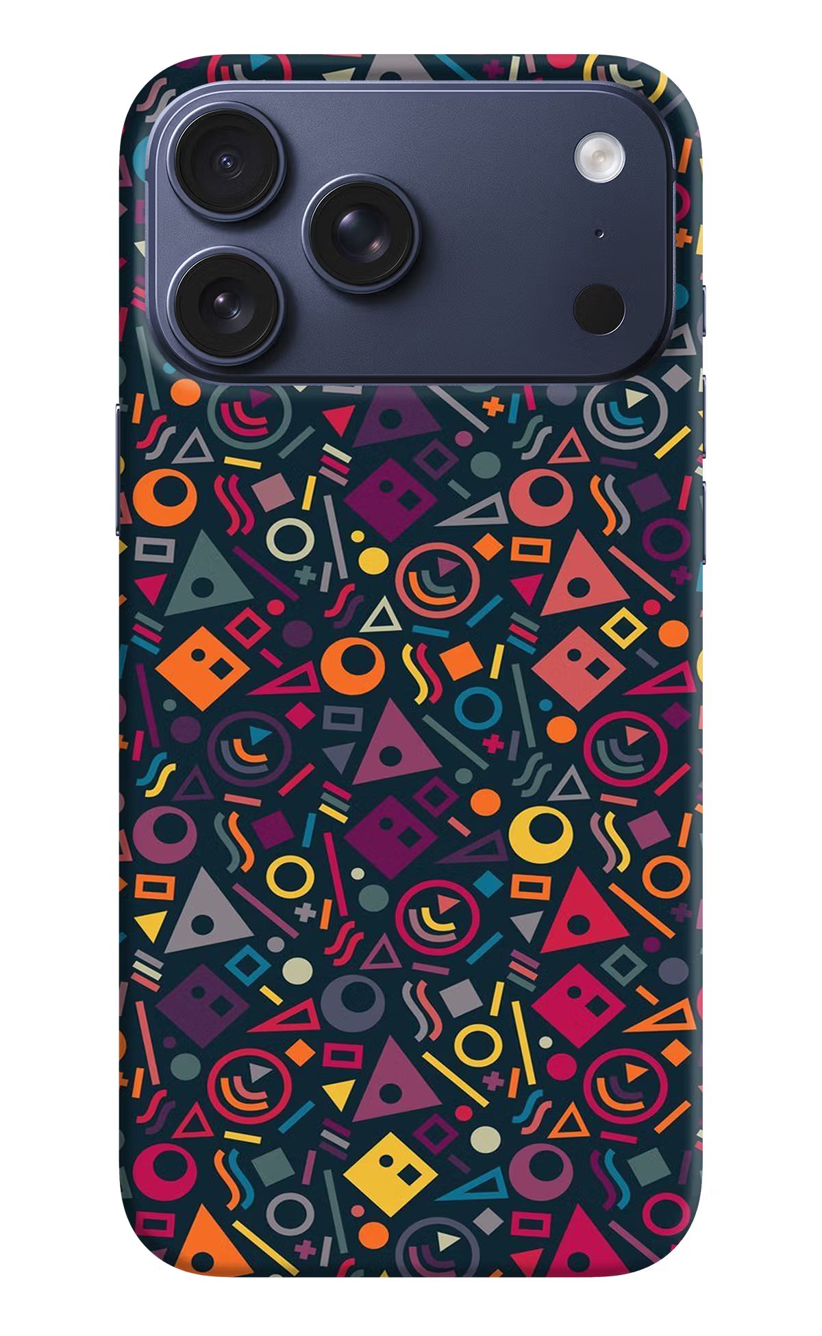 Geometric Abstract iPhone 17 Pro Max Hard Case Back Cover by Casekaro