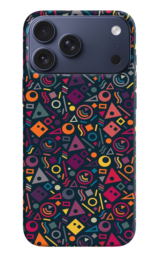 Geometric Abstract iPhone 17 Pro Max Hard Case Back Cover by Casekaro