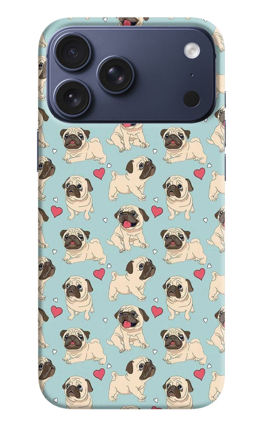 Pug Dog iPhone 17 Pro Max Hard Case Back Cover by Casekaro