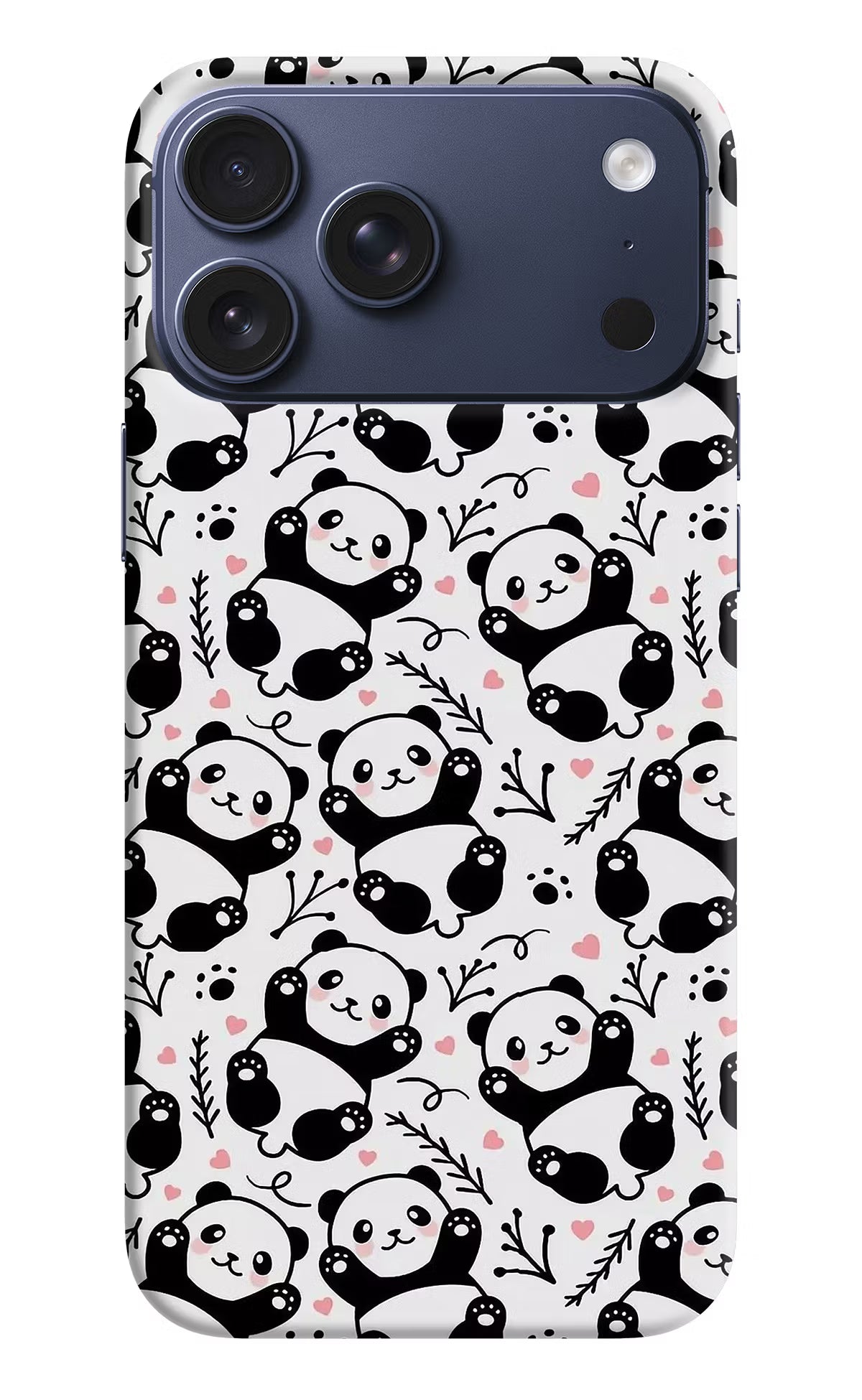 Cute Panda iPhone 17 Pro Max Hard Case Back Cover by Casekaro