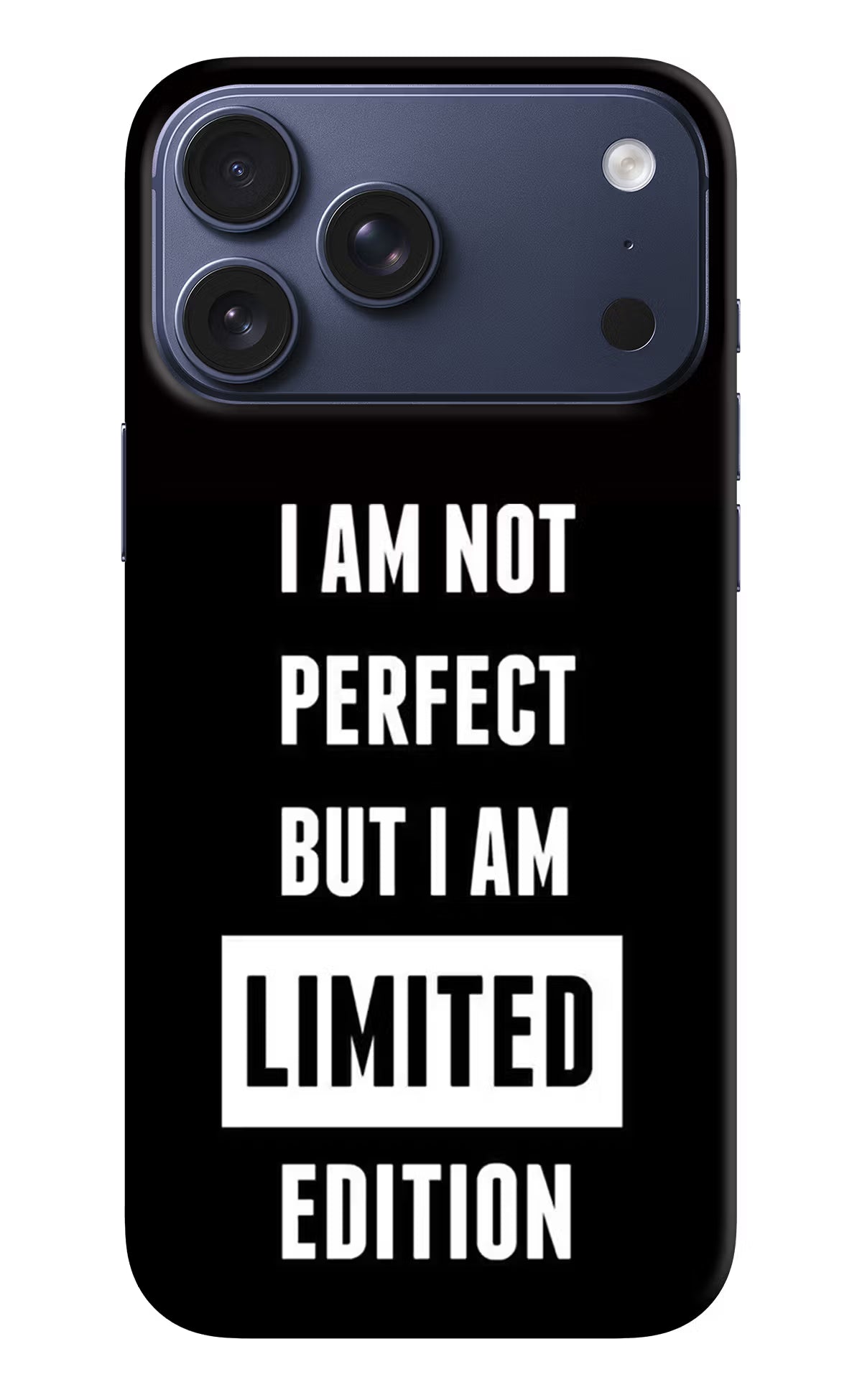 I Am Not Perfect But I Am Limited Edition iPhone 17 Pro Max Hard Case Back Cover by Casekaro