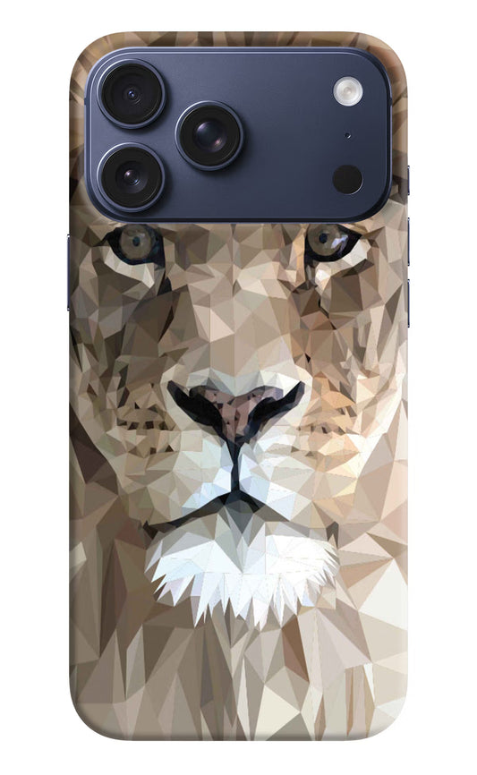 Lion Art iPhone 17 Pro Max Hard Case Back Cover by Casekaro
