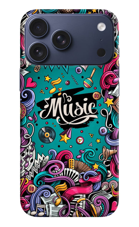 Music Graffiti iPhone 17 Pro Max Hard Case Back Cover by Casekaro