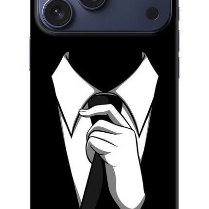 Black Tie iPhone 17 Pro Max Hard Case Back Cover by Casekaro