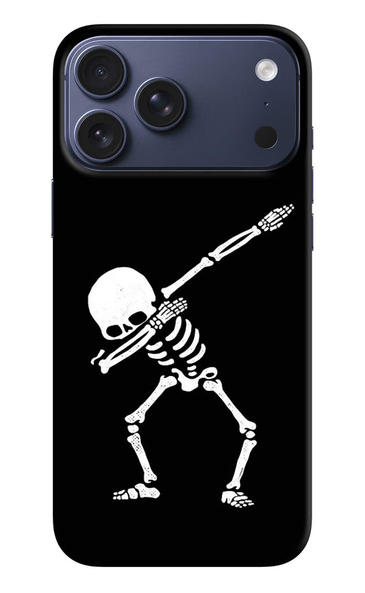 Dabbing Skeleton Art iPhone 17 Pro Max Hard Case Back Cover by Casekaro