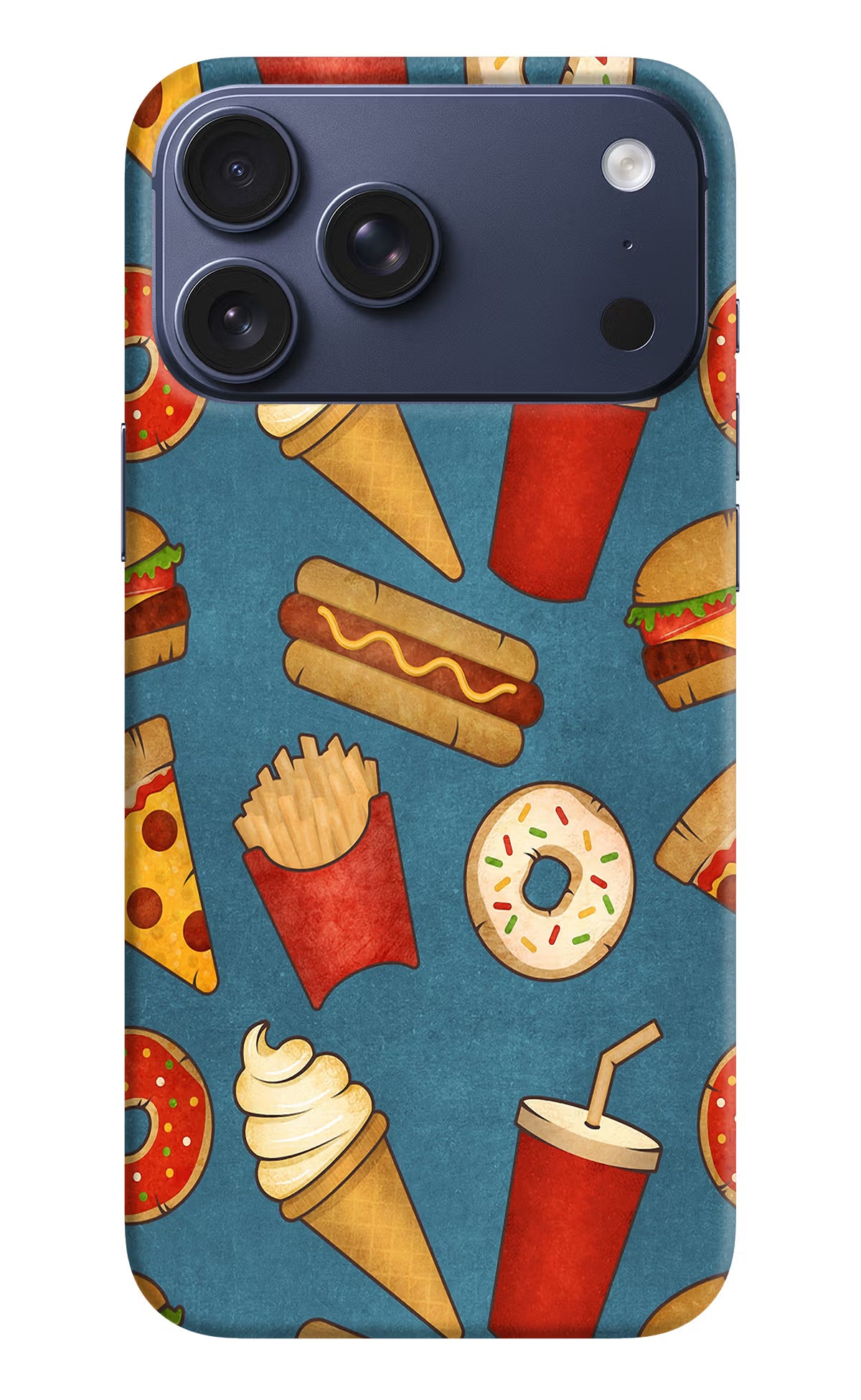 Foodie iPhone 17 Pro Max Hard Case Back Cover by Casekaro