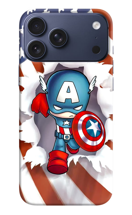 Captain America iPhone 17 Pro Max Hard Case Back Cover by Casekaro