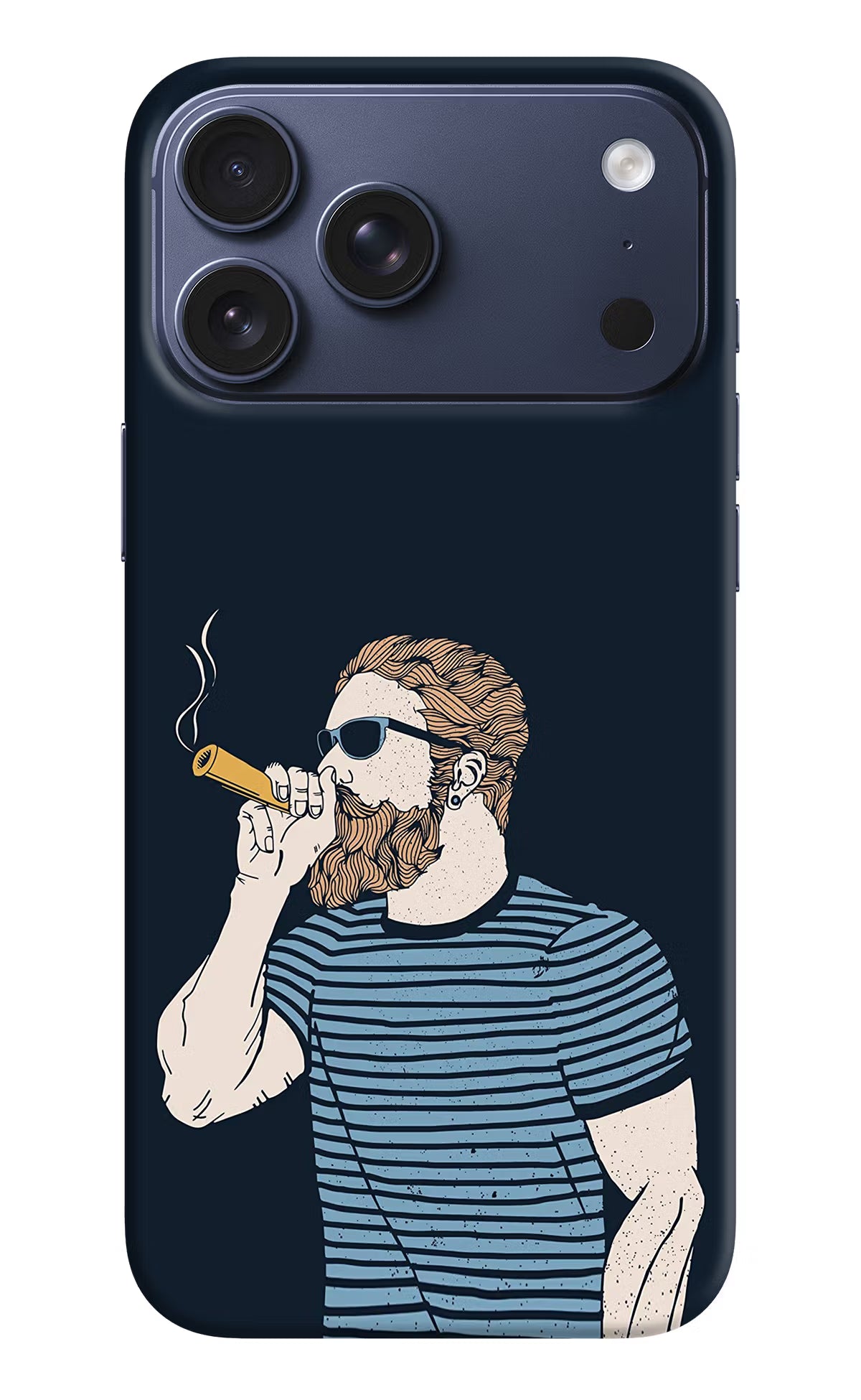 Smoking iPhone 17 Pro Max Hard Case Back Cover by Casekaro