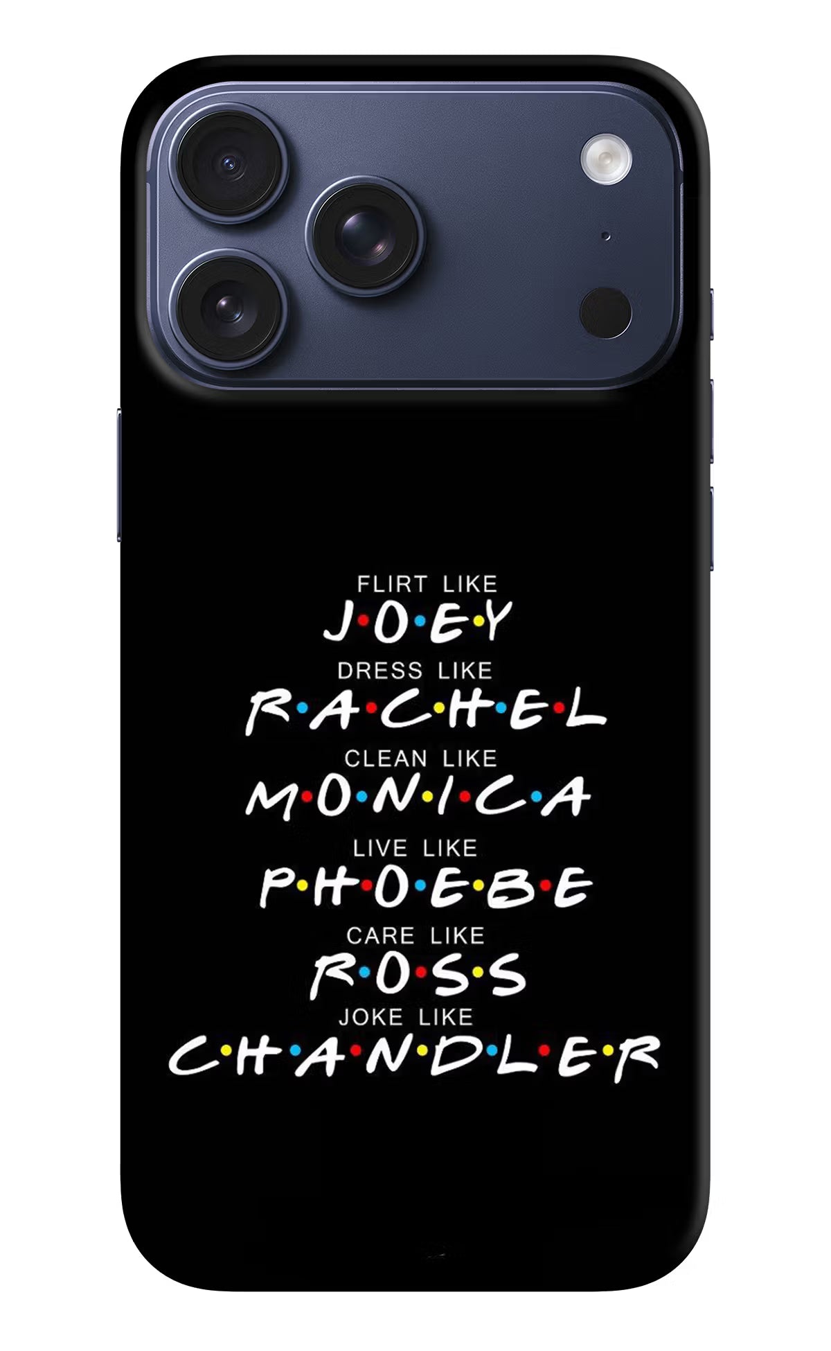 FRIENDS Character iPhone 17 Pro Max Hard Case Back Cover by Casekaro