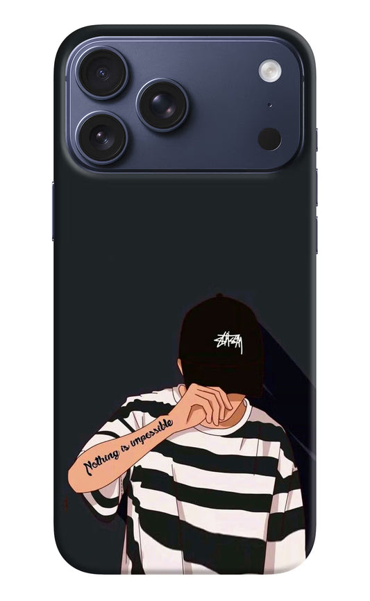 Aesthetic Boy iPhone 17 Pro Max Hard Case Back Cover by Casekaro