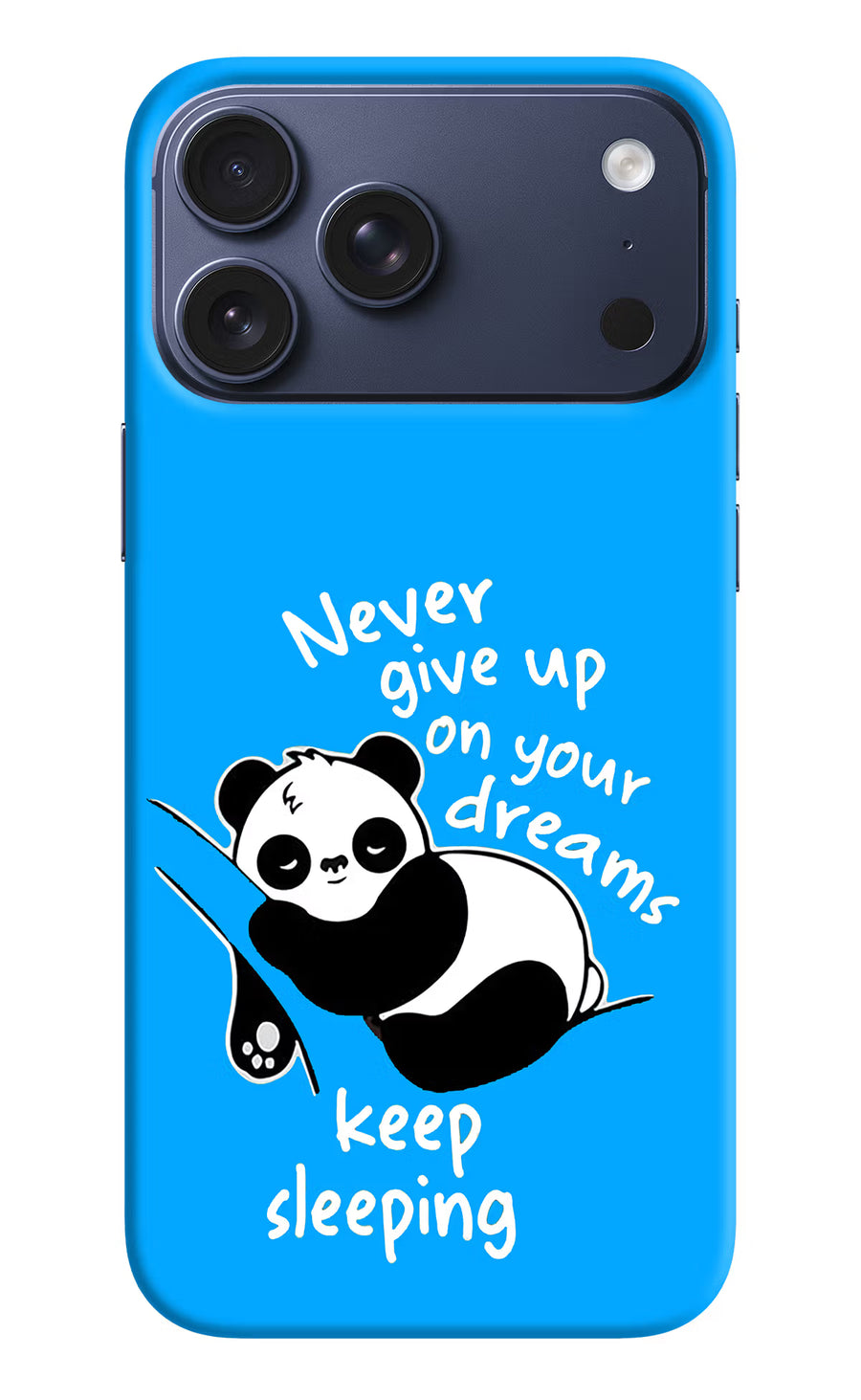 Keep Sleeping iPhone 17 Pro Max Back Cover, Hard case