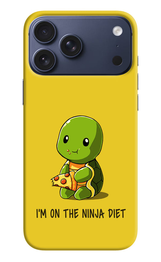 I'm on Ninja Diet iPhone 17 Pro Max Hard Case Back Cover by Casekaro