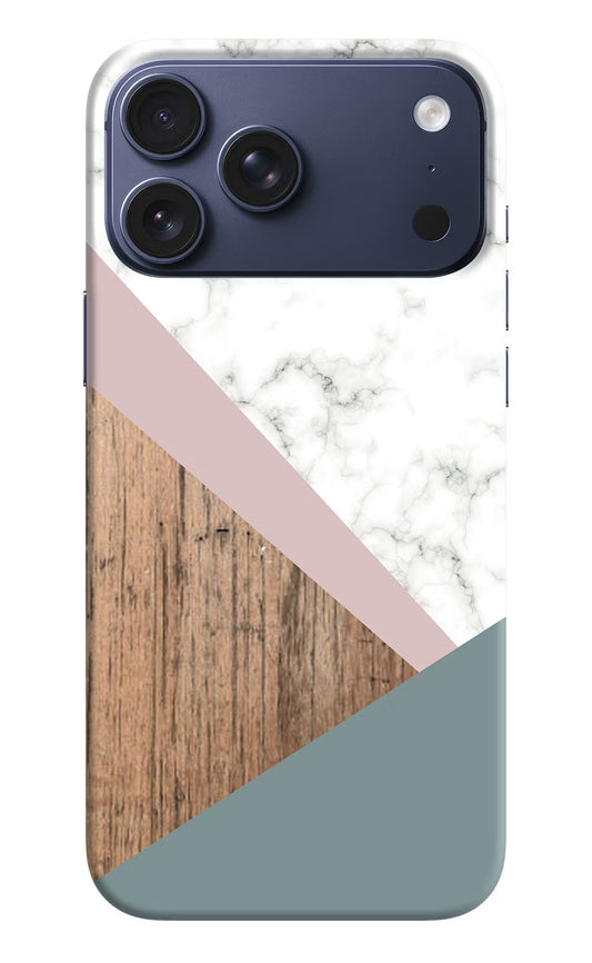 Marble wood Abstract iPhone 17 Pro Max Hard Case Back Cover by Casekaro