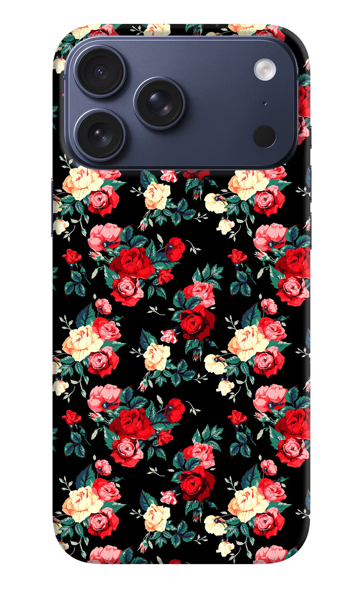 Rose Pattern iPhone 17 Pro Max Hard Case Back Cover by Casekaro