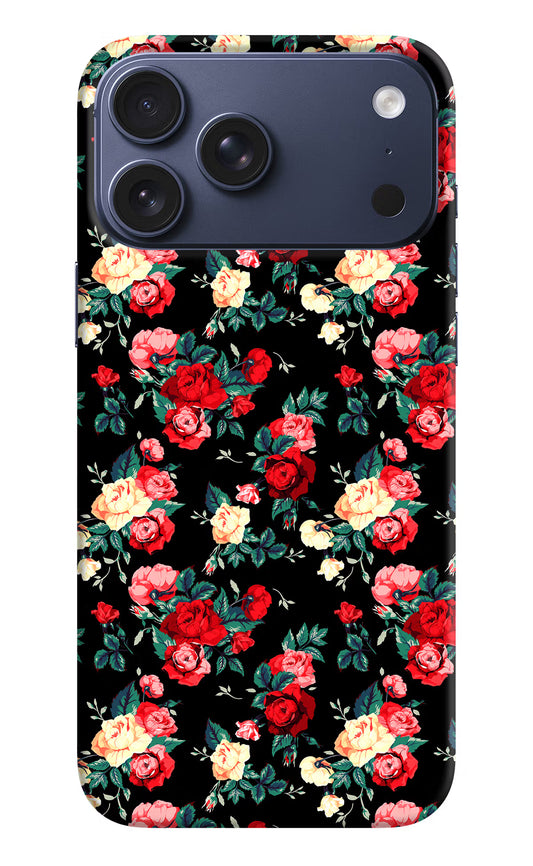 Rose Pattern iPhone 17 Pro Max Hard Case Back Cover by Casekaro