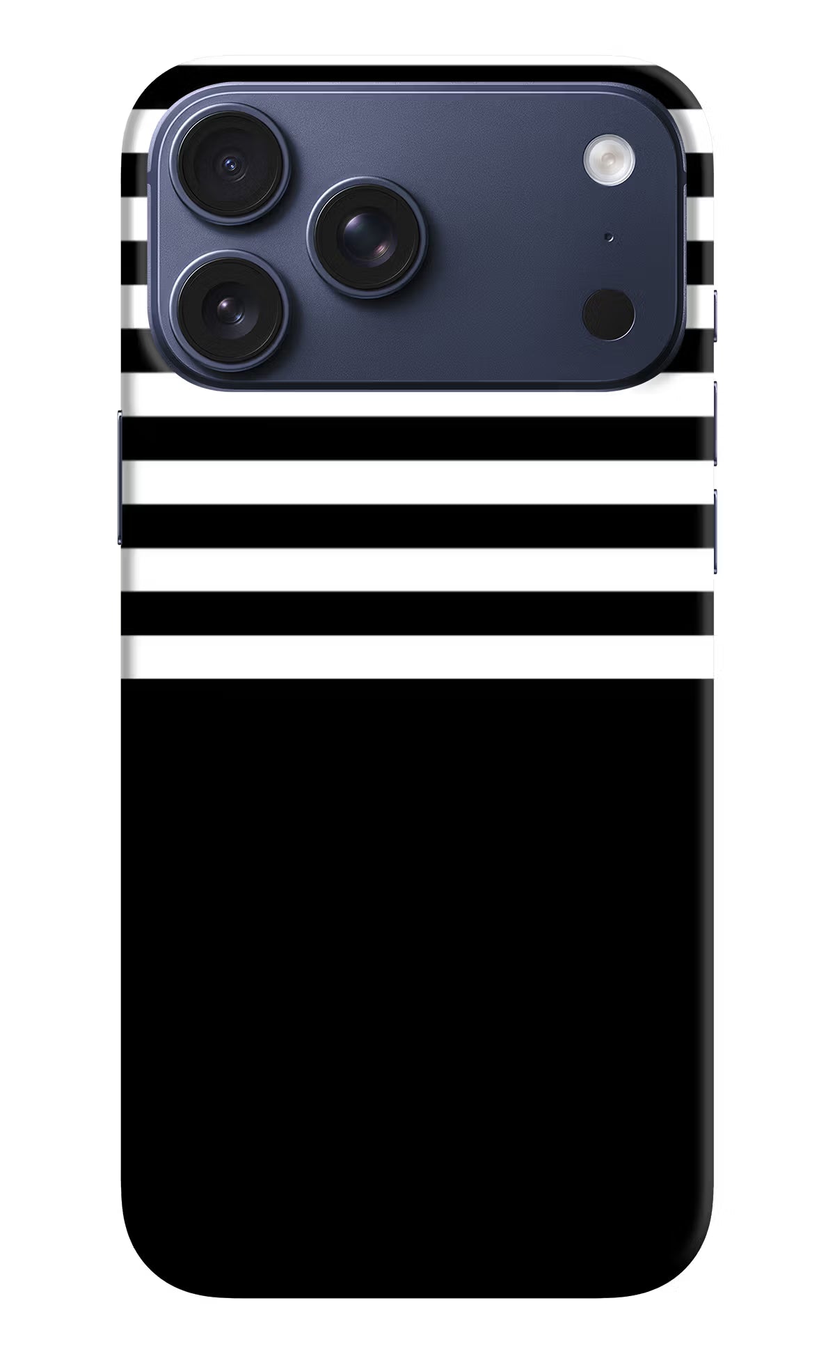 Black and White Print iPhone 17 Pro Max Hard Case Back Cover by Casekaro