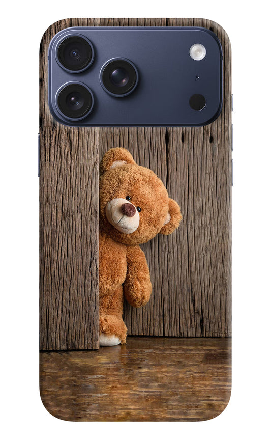 Teddy Wooden iPhone 17 Pro Max Hard Case Back Cover by Casekaro