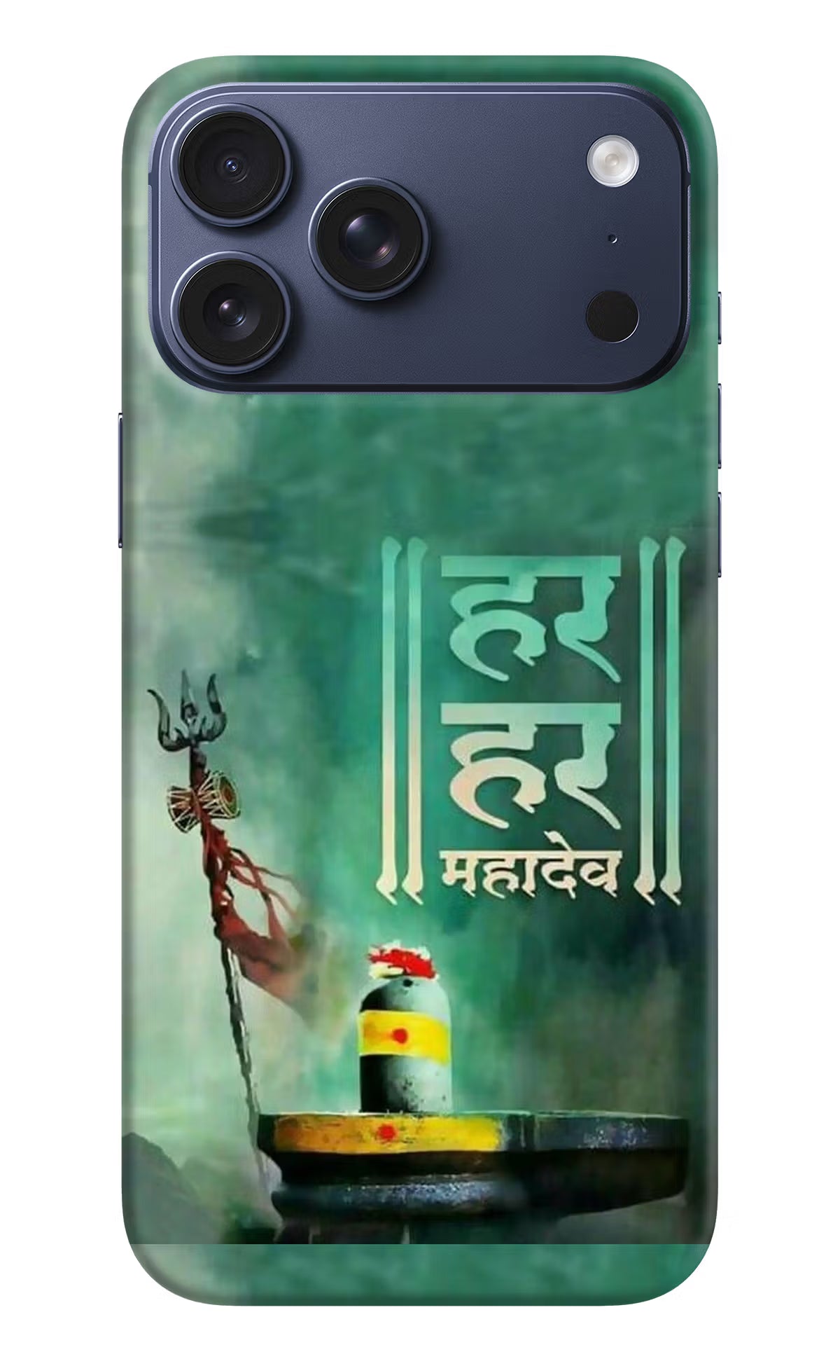 Har Har Mahadev Shivling iPhone 17 Pro Max Hard Case Back Cover by Casekaro