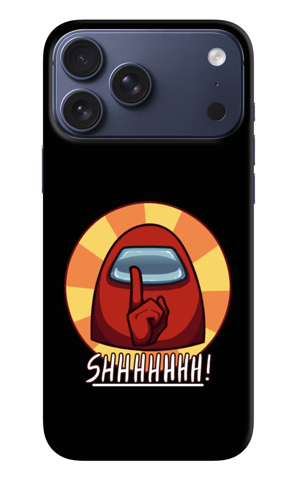 Among Us Shhh! iPhone 17 Pro Max Hard Case Back Cover by Casekaro