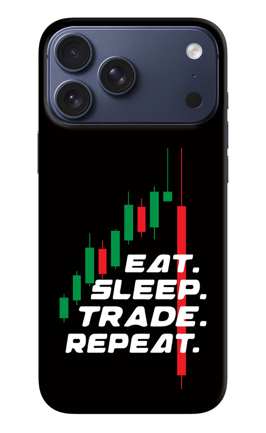 Eat Sleep Trade Repeat iPhone 17 Pro Max Hard Case Back Cover by Casekaro