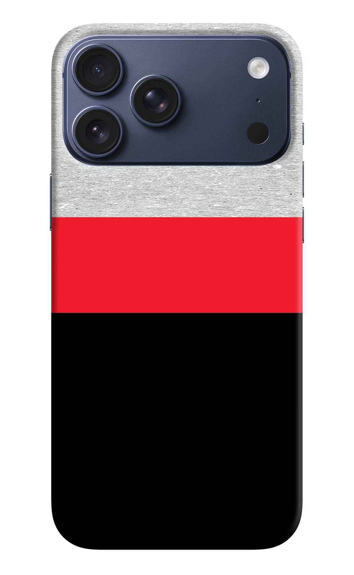 Tri Color Pattern iPhone 17 Pro Max Hard Case Back Cover by Casekaro