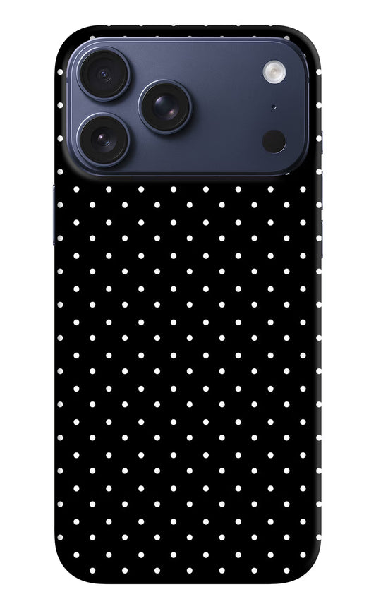 White Dots iPhone 17 Pro Max Hard Case Back Cover by Casekaro