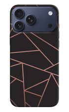 Geometric Pattern iPhone 17 Pro Max Hard Case Back Cover by Casekaro