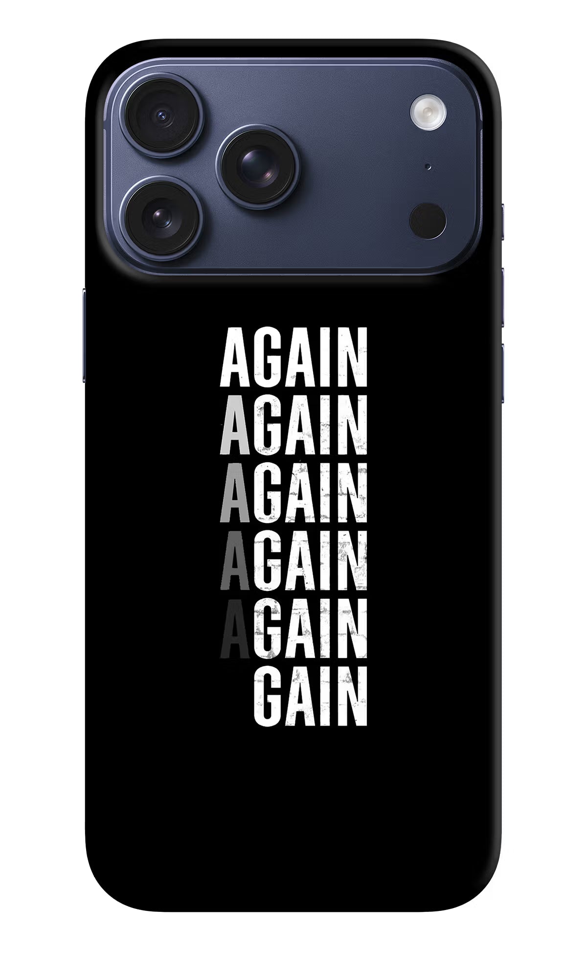 Again Again Gain iPhone 17 Pro Max Hard Case Back Cover by Casekaro