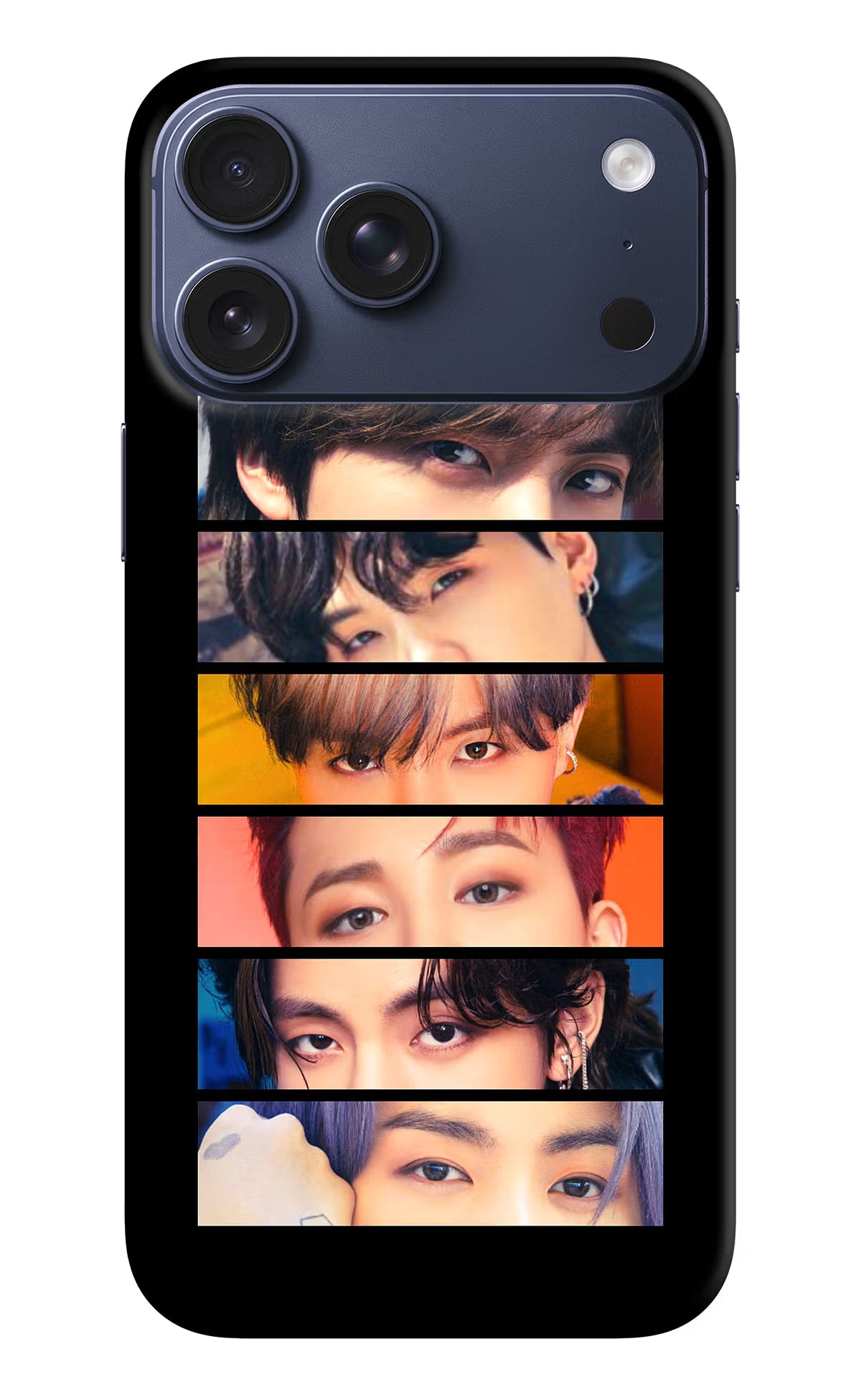 BTS Eyes iPhone 17 Pro Max Hard Case Back Cover by Casekaro