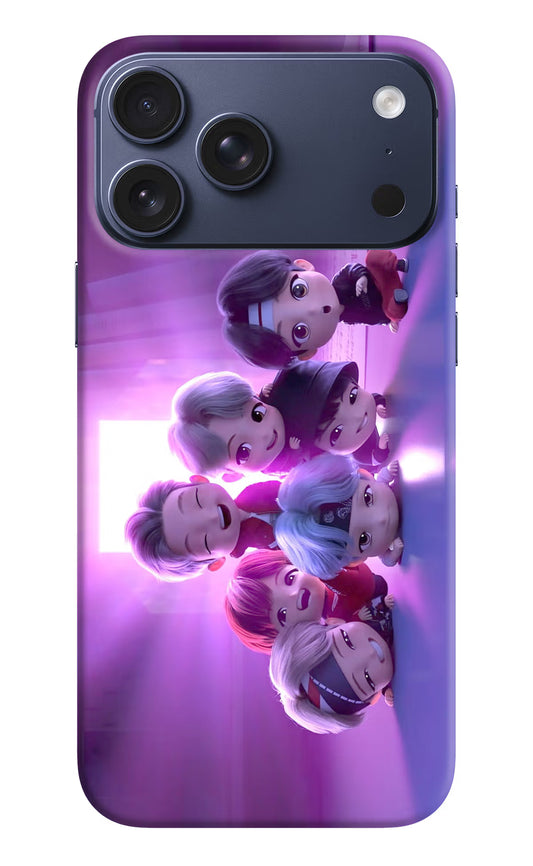 BTS Chibi iPhone 17 Pro Max Hard Case Back Cover by Casekaro