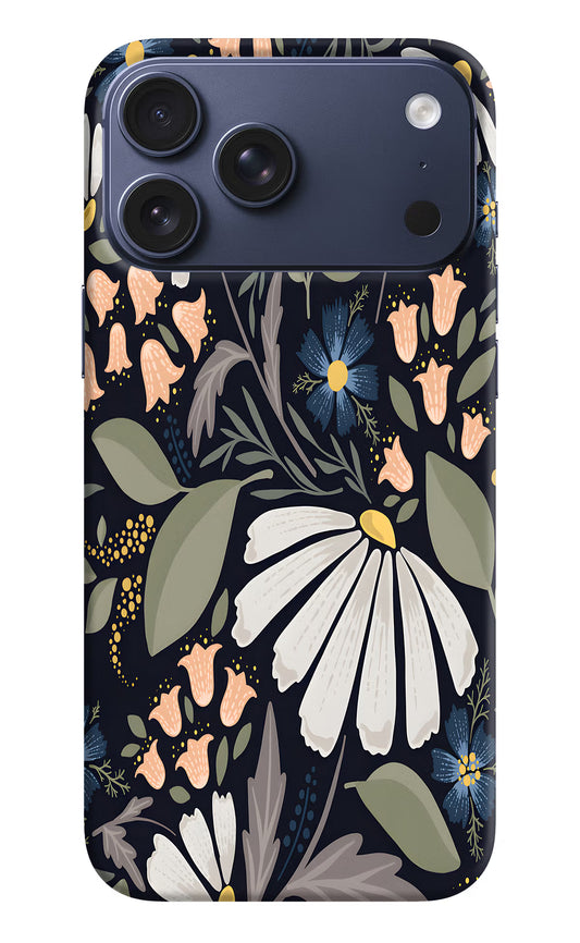 Flowers Art iPhone 17 Pro Max Hard Case Back Cover by Casekaro