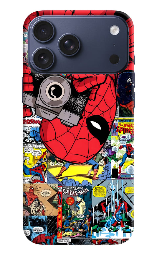 Spider Man iPhone 17 Pro Max Hard Case Back Cover by Casekaro