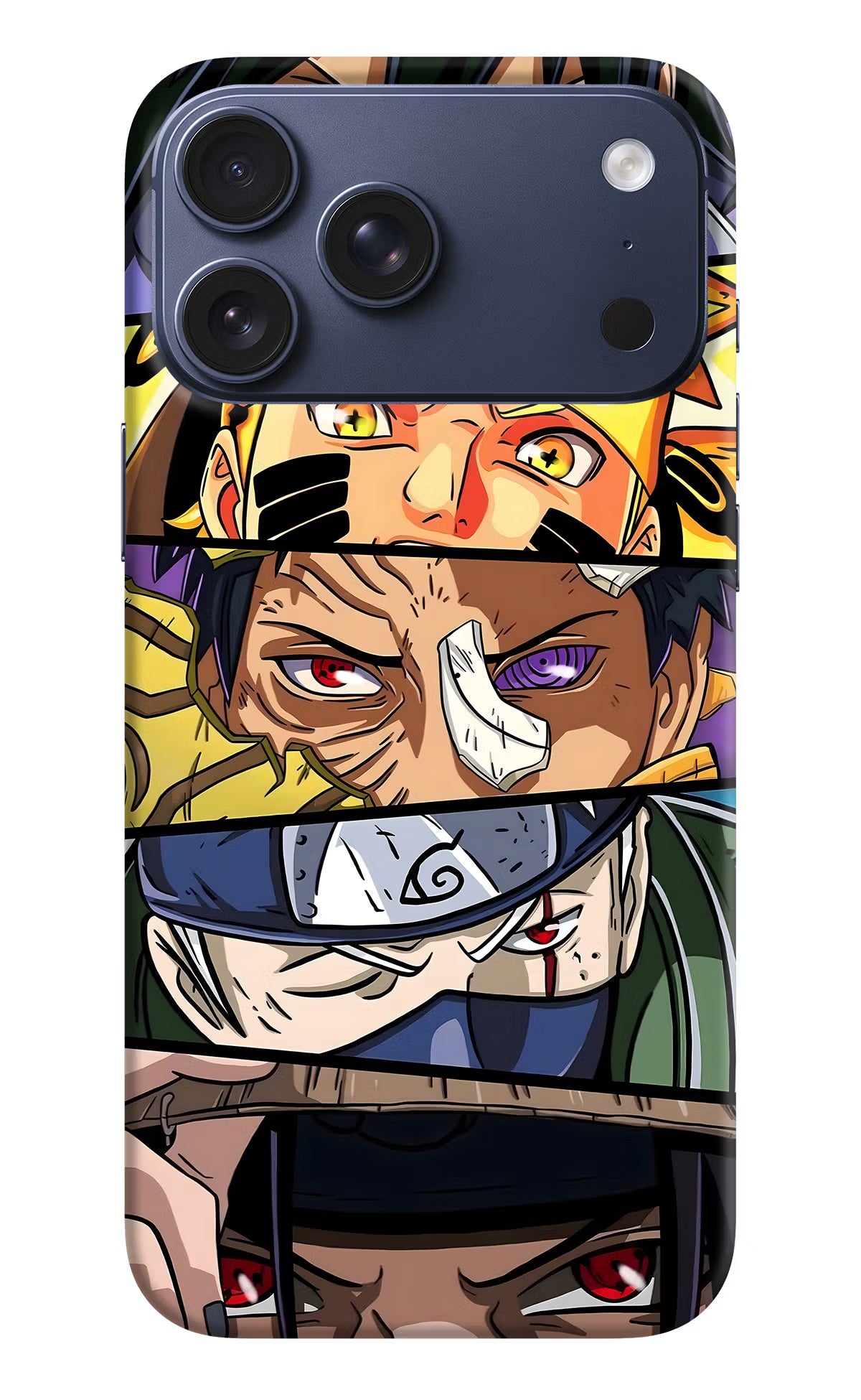Naruto Character iPhone 17 Pro Max Hard Case Back Cover by Casekaro
