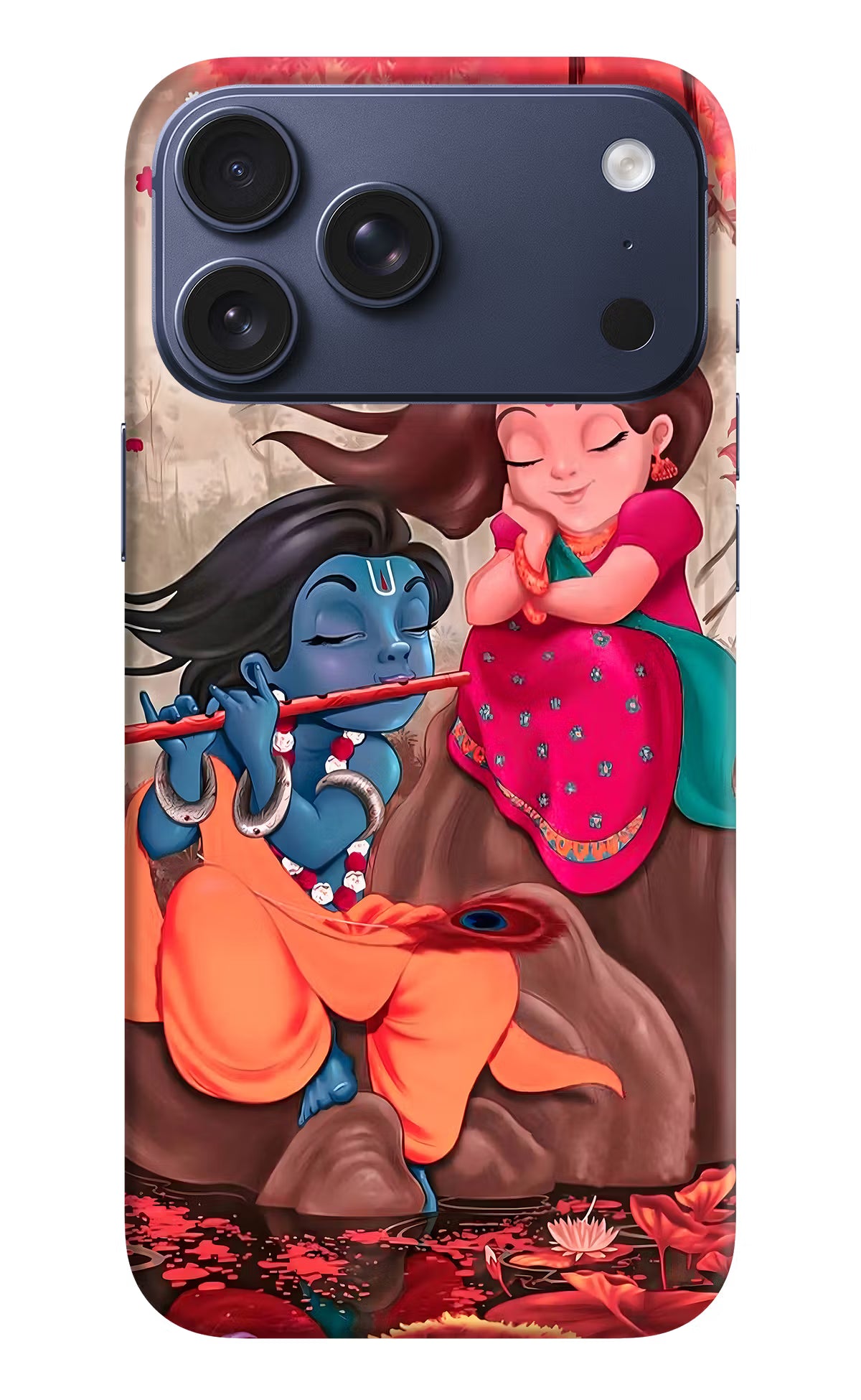 Radhe Krishna iPhone 17 Pro Max Hard Case Back Cover by Casekaro