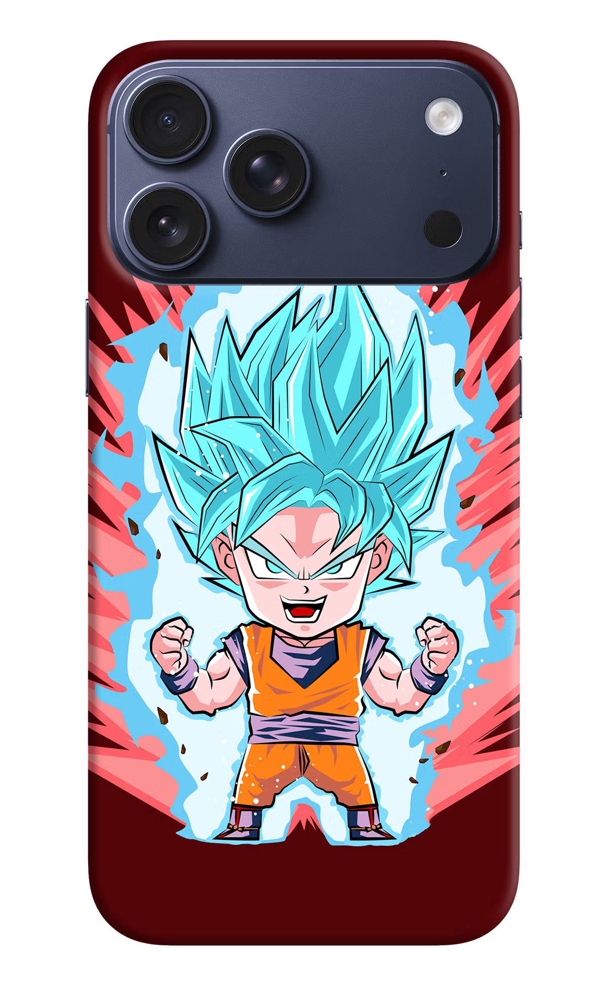 Goku Little iPhone 17 Pro Max Hard Case Back Cover by Casekaro
