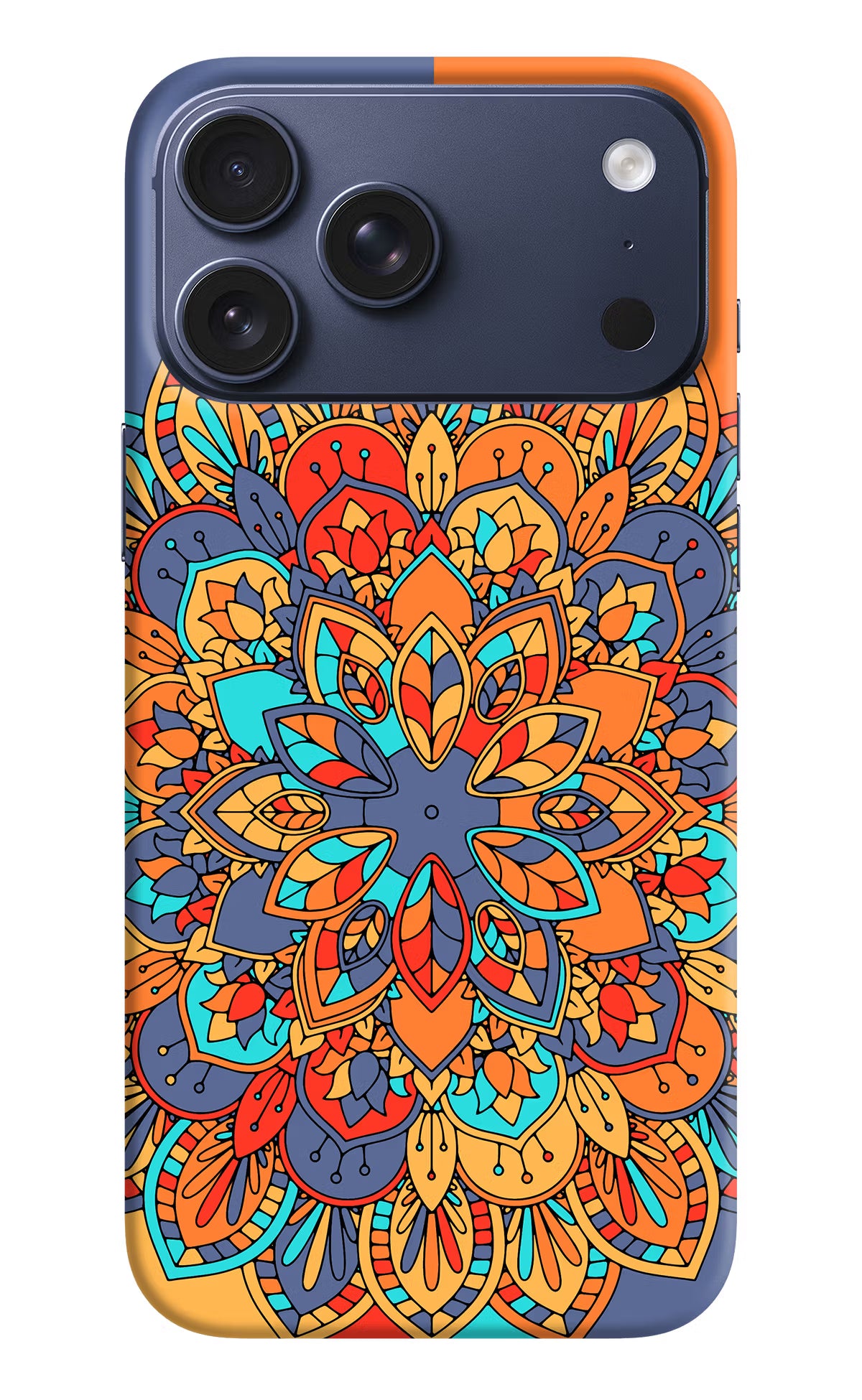 Color Mandala iPhone 17 Pro Max Hard Case Back Cover by Casekaro