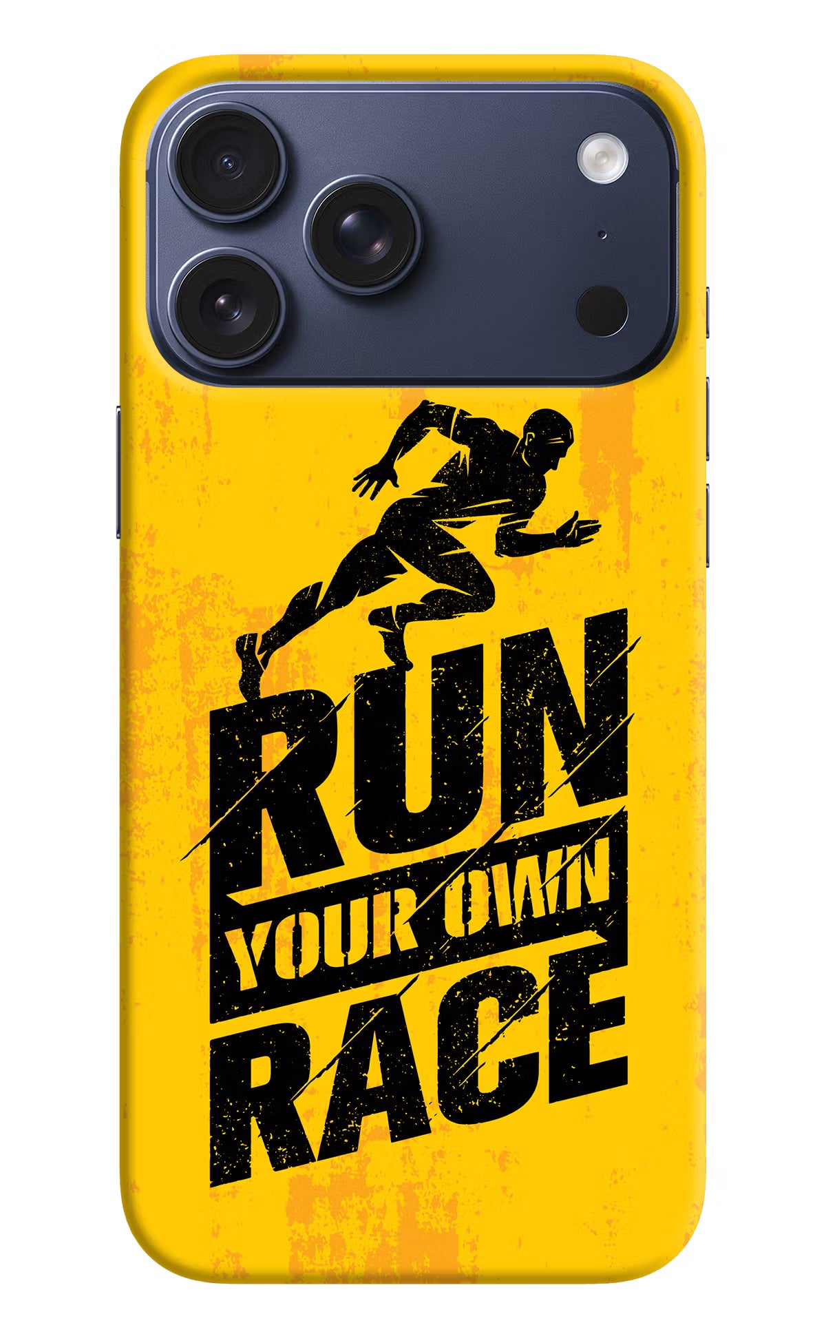 Run Your Own Race iPhone 17 Pro Max Hard Case Back Cover by Casekaro