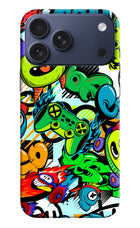 Game Doodle iPhone 17 Pro Max Hard Case Back Cover by Casekaro