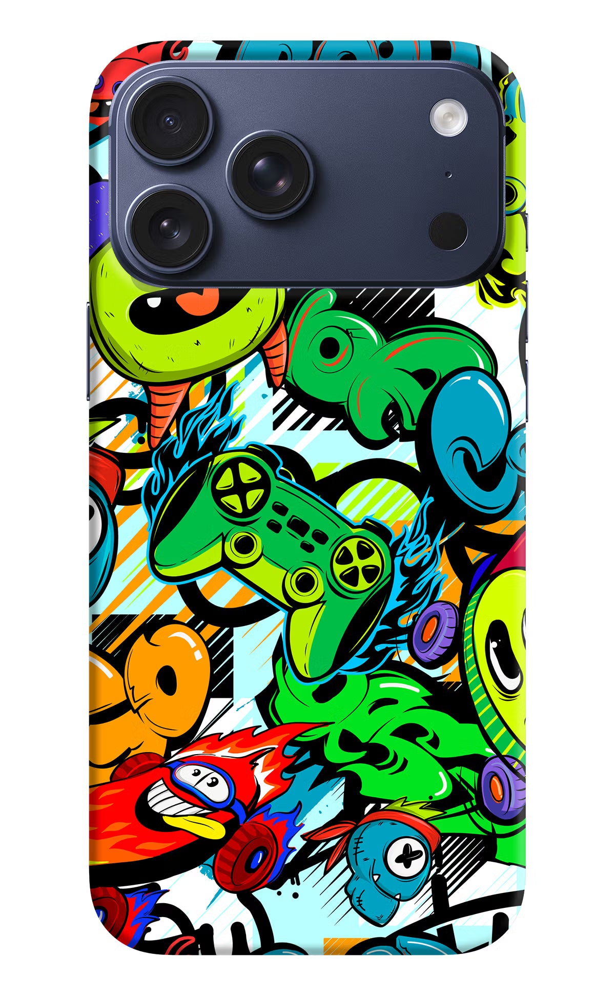 Game Doodle iPhone 17 Pro Max Hard Case Back Cover by Casekaro