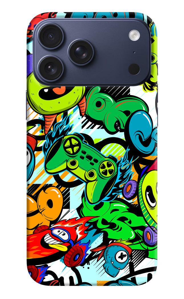 Game Doodle iPhone 17 Pro Max Hard Case Back Cover by Casekaro
