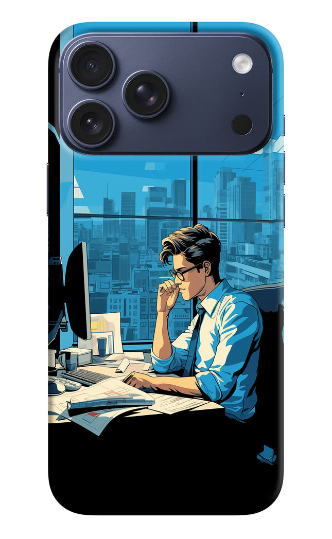 Focused Hustler (AI Generated) iPhone 17 Pro Max Hard Case Back Cover by Casekaro