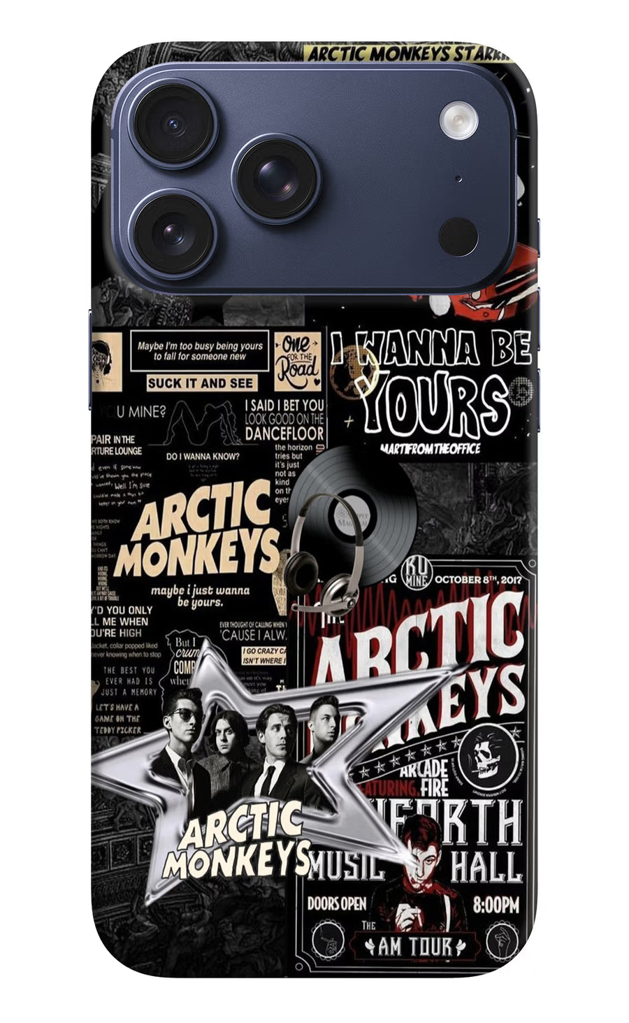 Arctic Monkeys iPhone 17 Pro Max Back Cover, Hard case