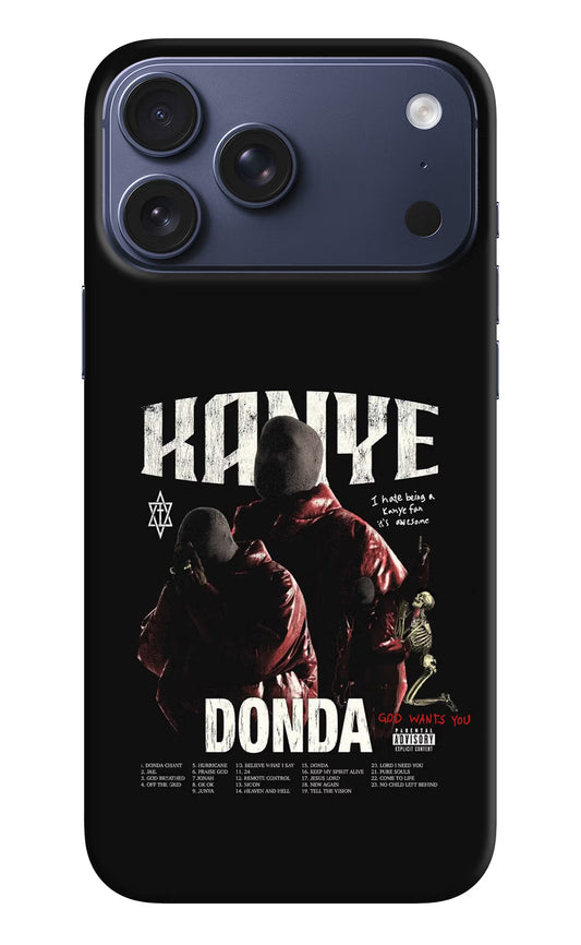 Donda Kanye West iPhone 17 Pro Max Hard Case Back Cover by Casekaro