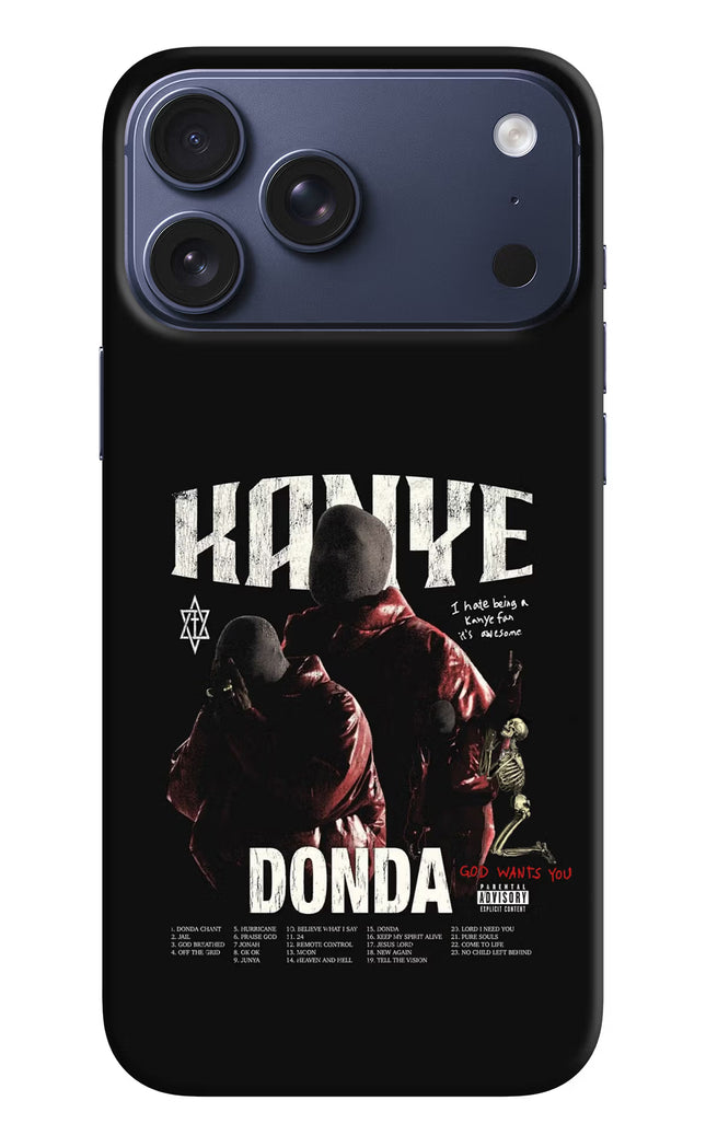 Donda Kanye West iPhone 17 Pro Max Hard Case Back Cover by Casekaro