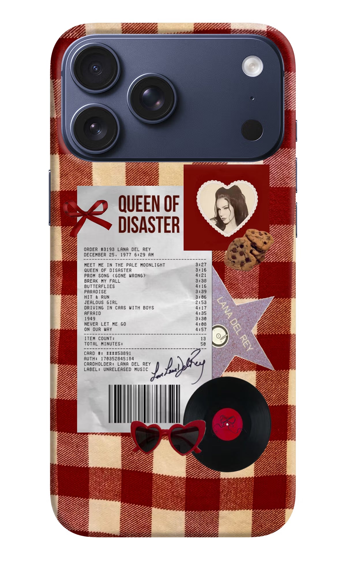 Queen of Disaster iPhone 17 Pro Max Hard Case Back Cover by Casekaro